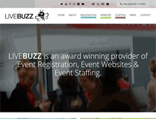 Tablet Screenshot of livebuzz.co.uk